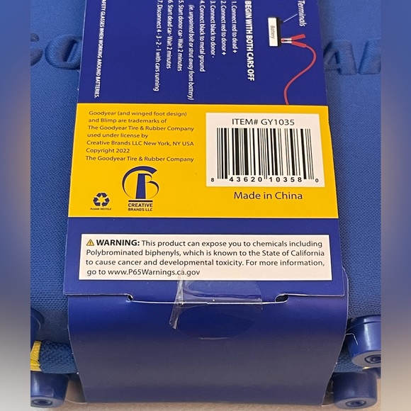 GOOD YEAR Booster Cables 12 feet - Picture 3 of 4